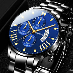 Calendar Steel Band Quartz Watch