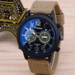 Men's classic blue sports watch