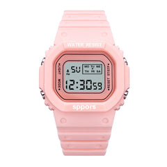 New Fashion Transparent Digital Watch Square Women Watches